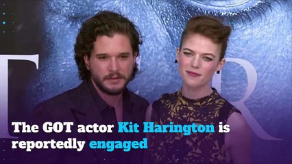 Kit Harington bent the knee and proposed to Leslie Rose