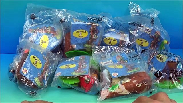 2000 NICKELODEON RUGRATS SET OF 8 BURGER KING KIDS MEAL TOYS VIDEO REVIEW w DRIVE THRU TOYS