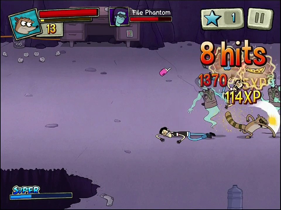 Best Park In The Universe - Regular Show [The Caverns Level 4] Walkthrough HD