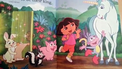 Dora The Explorer-Dora And The Unicorn King !- Read Aloud Story Books