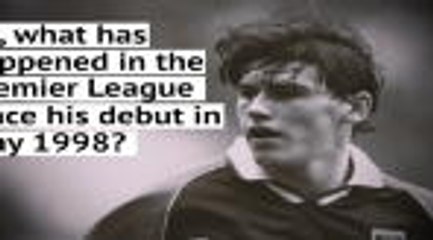 What's happened since Gareth Barry's Premier League debut?
