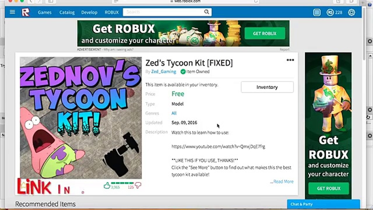 roblox game tutorial tycoon