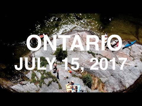 Charleston Lake From Above: Aerial Footage Shows Ontario Camping Vacation