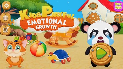 Baby Panda and friends crying - Learn feelings - Educational game
