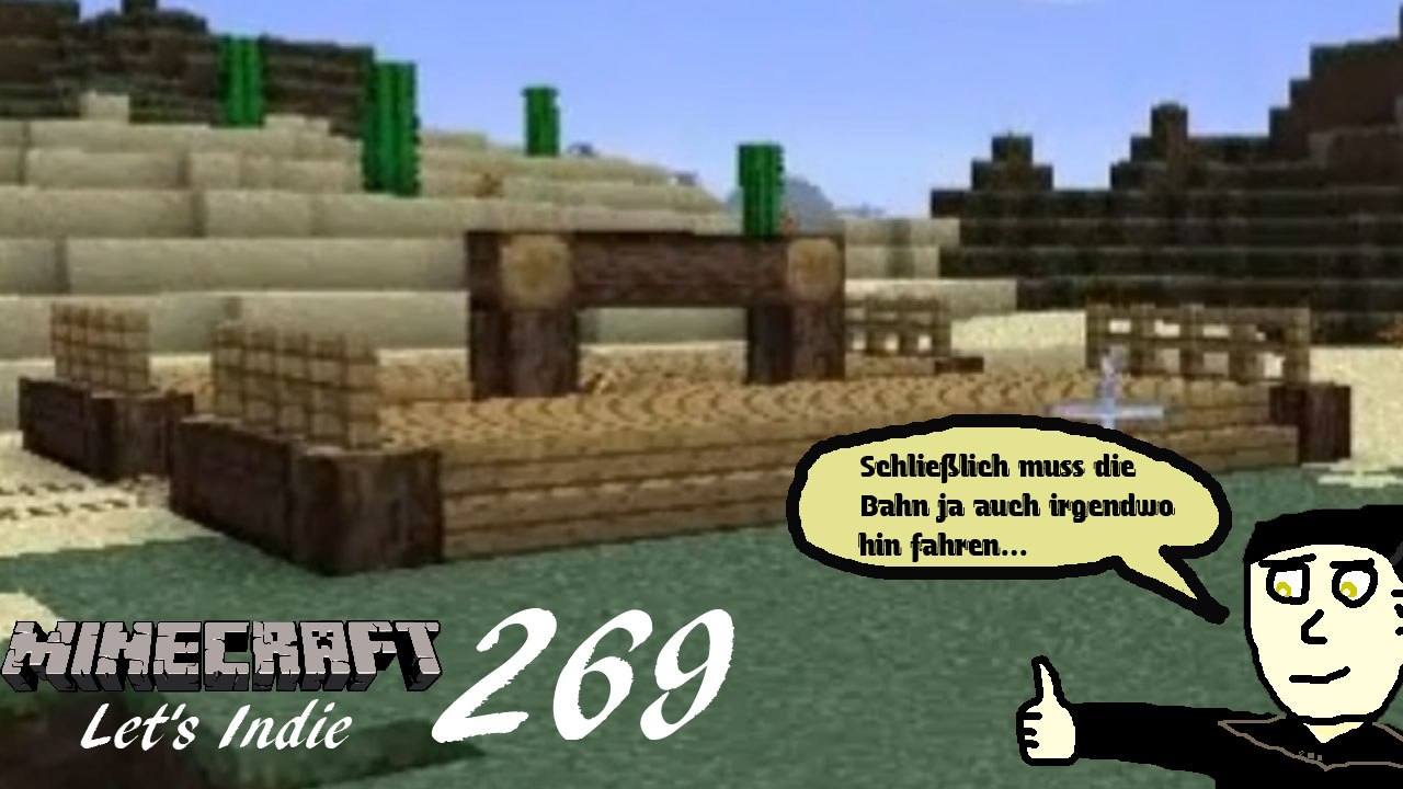 Minecraft Let's Indie 269: Der nächste Bahnhof
