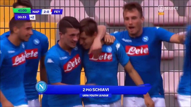 All Goals UEFA Youth League Group F - 26.09.2017 Napoli Youth 2-2 Feyenoord Youth