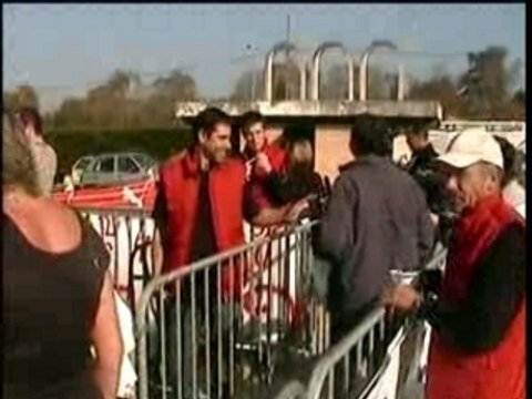 A l'arrivée de la Croisière des Bons Vins de La Brède