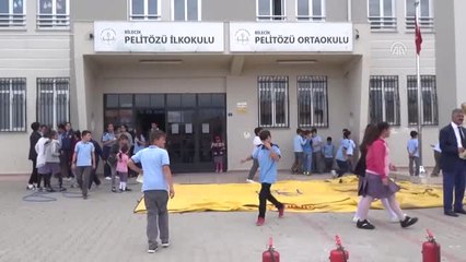 Okulda Yangın Tatbikatı