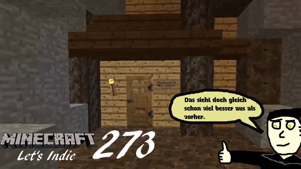 Minecraft Let's Indie 273: Die neue Haustür