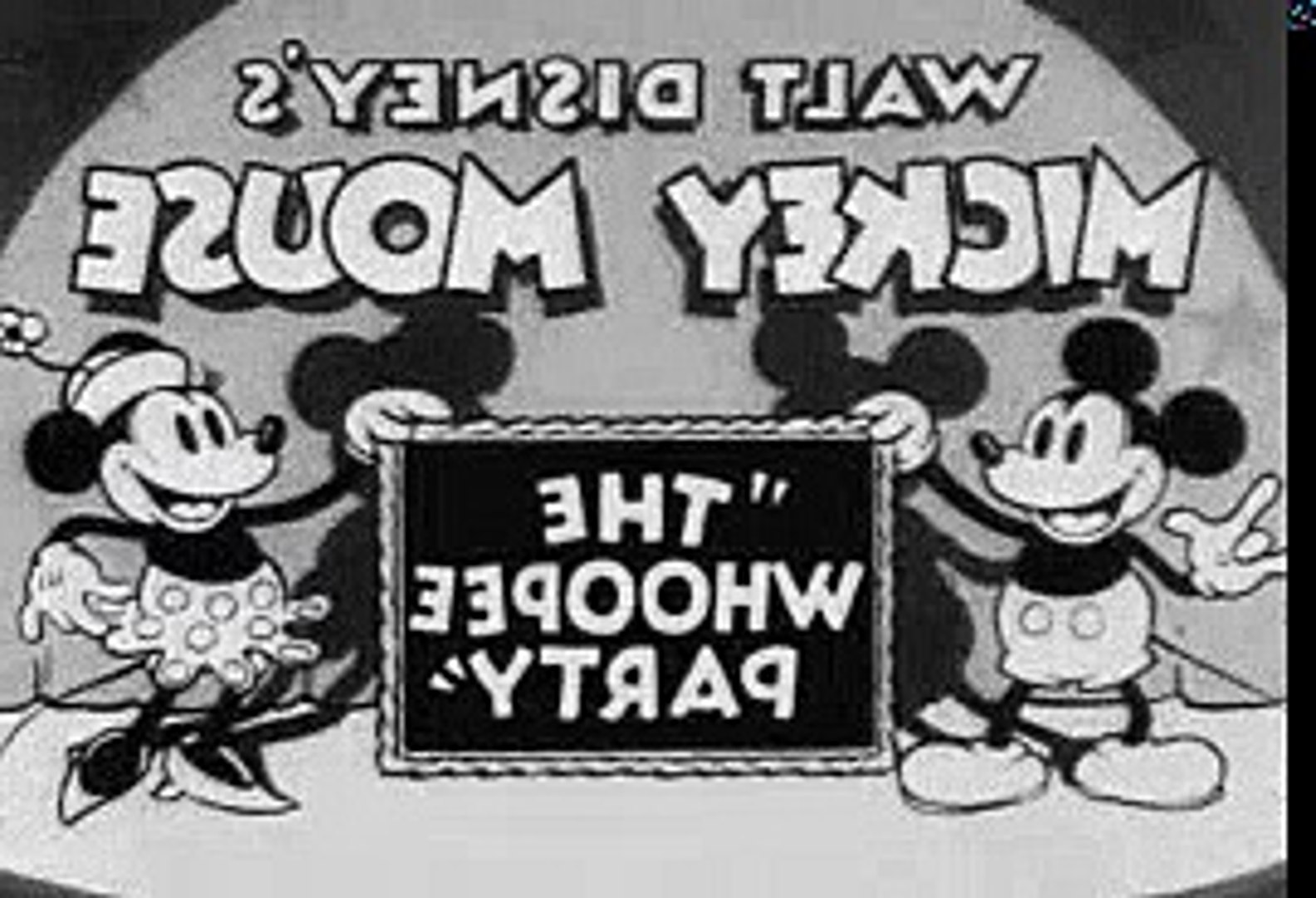 Mickey Mouse 1932 The Whoopee Party - video Dailymotion