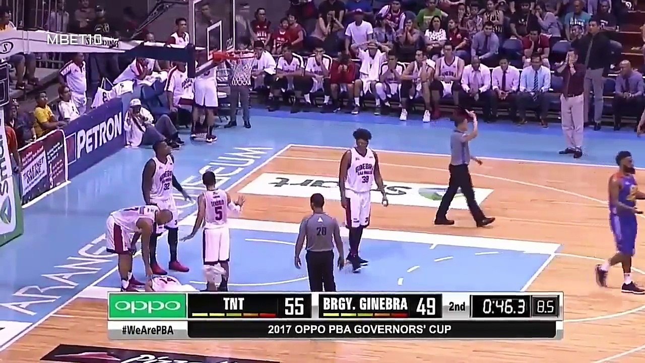 ANG SAKIT NITO!!! | Kevin Ferrer Nasty Fall | GIN vs. TNT