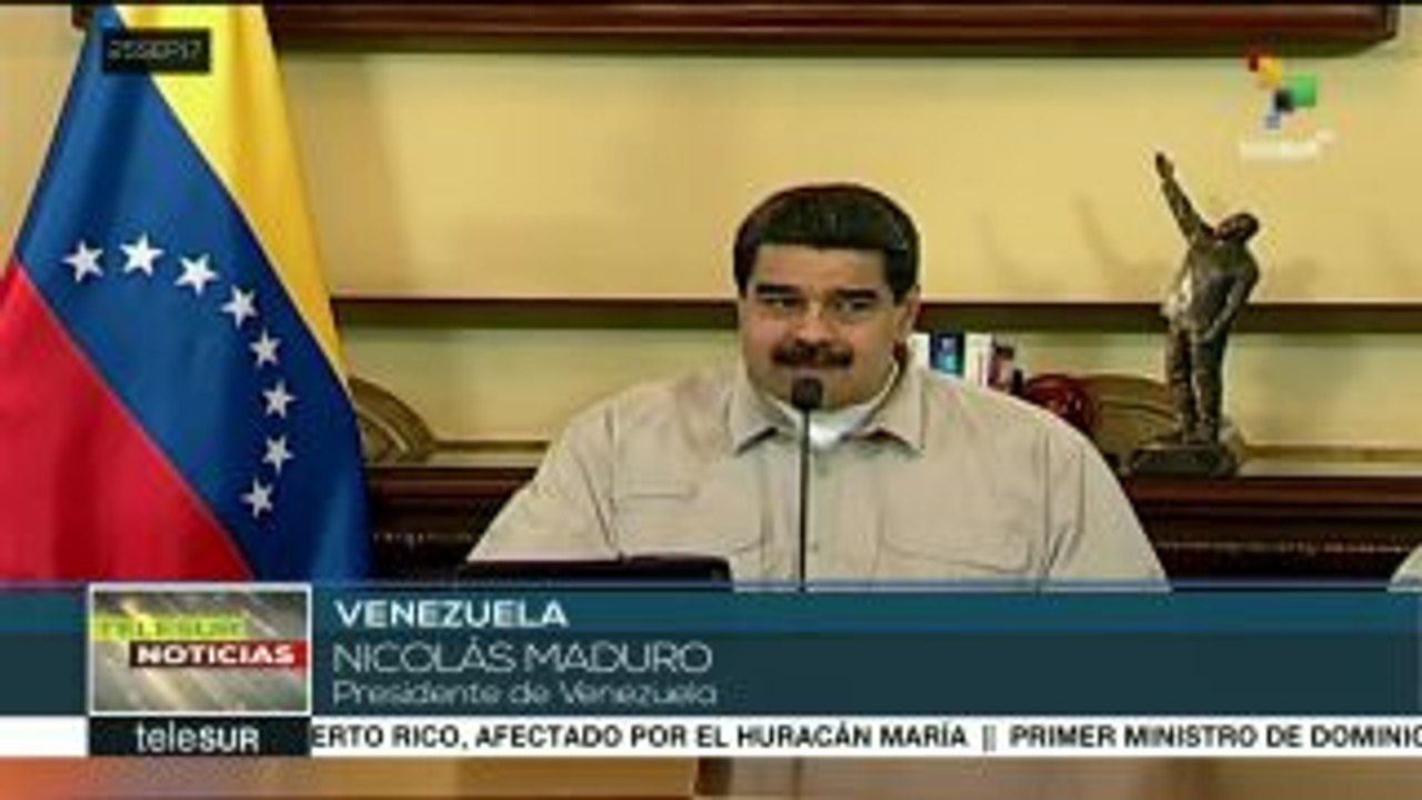 Maduro rechaza nuevas sanciones de Estados Unidos contra Venezuela