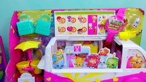 Shopkins Season 3 Scoops Ice Cream Truck Playset Food Fair Van Car Exclusive Fun Toy Video Unboxing