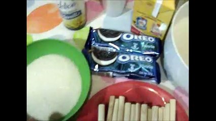 PALETAS HELADAS DE GALLETA OREO