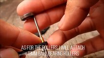 Tamiya Mini 4WD Basic - How To Attach Rollers to Motor Shaft