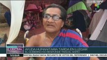 México: afectados por sismo en Oaxaca, aún en carpas improvisadas