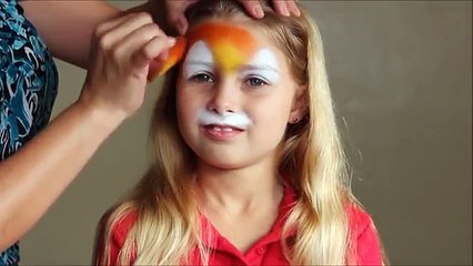 PINTACARITAS DE TIGRE .- FACE PAINTING TIGER .