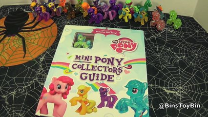 My Little Pony MINI PONY COLLECTORS GUIDE Book Review! by Bins Toy Bin