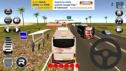 IDBS Bus Simulator V 2,3 Android #KaryaAnakBangsa Test Ride Map Jawa With EKA