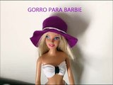 EPISODIO 13.COMO HACER SOMBRERO PARA MUÑECAS BARBIE,MONSTER HIGH