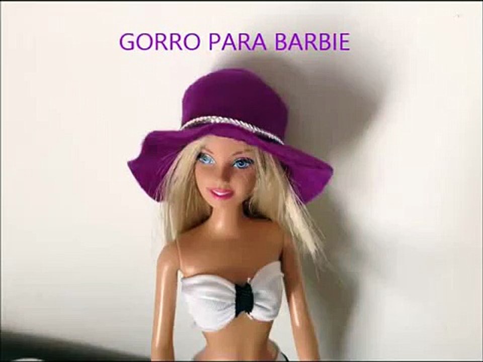 EPISODIO 13.COMO HACER SOMBRERO PARA MUÑECAS BARBIE,MONSTER HIGH