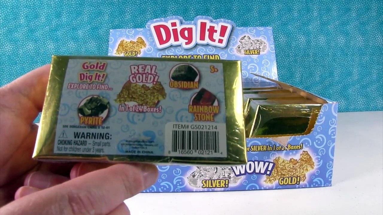 Digging For Gold Dig it Surprises Inside Treasure Gold Bar