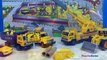 SPEED TRACK MIGHTY MACHINES AND ACCESSORIES PLAYSET WITH CRANE TRUCK & WHEEL LOADER - UNBOXING