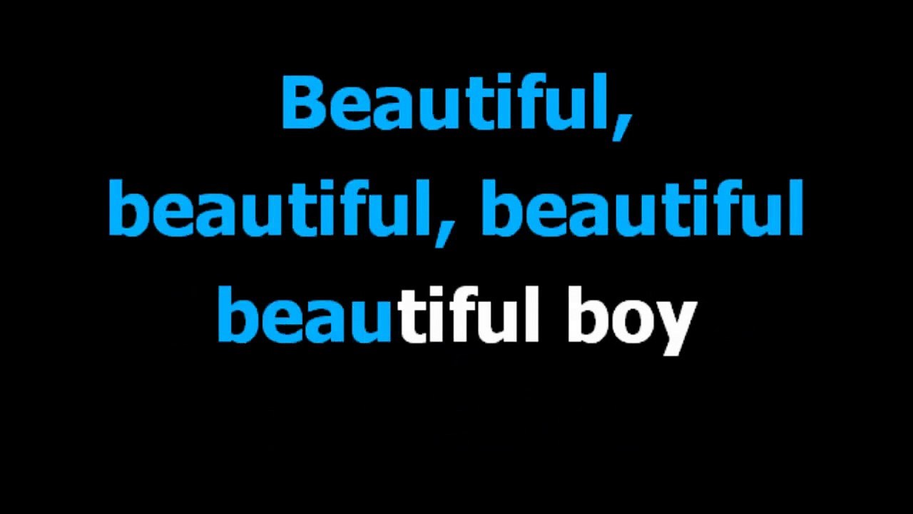 Beautiful boy  - John lennon  - Karaoke  - Lyrics