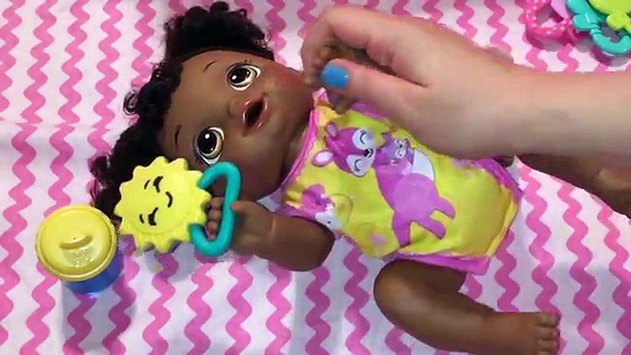 Night Routine with my Crawling Baby Alive Go Bye-Bye Doll, Sunny, with Joovy Play Room 2 Playpen