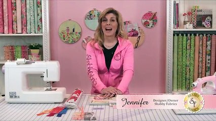 How to make Mini Charm Bookmarks | with Jennifer Bosworth of Shabby Fabrics