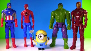 WRONG HEADS Superheroes Spiderman Captain America Minions Hulk Iron Man Surprises | Fizzy Toy Show
