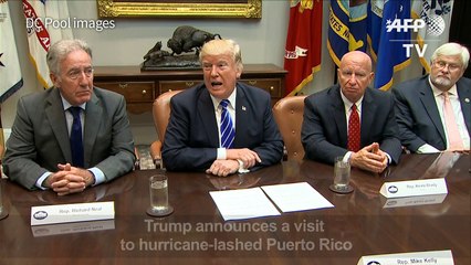 Trump announces visit to storm-hit Puerto Rico
