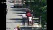 Runaway buffalo rams into pedestrians on Chinese street