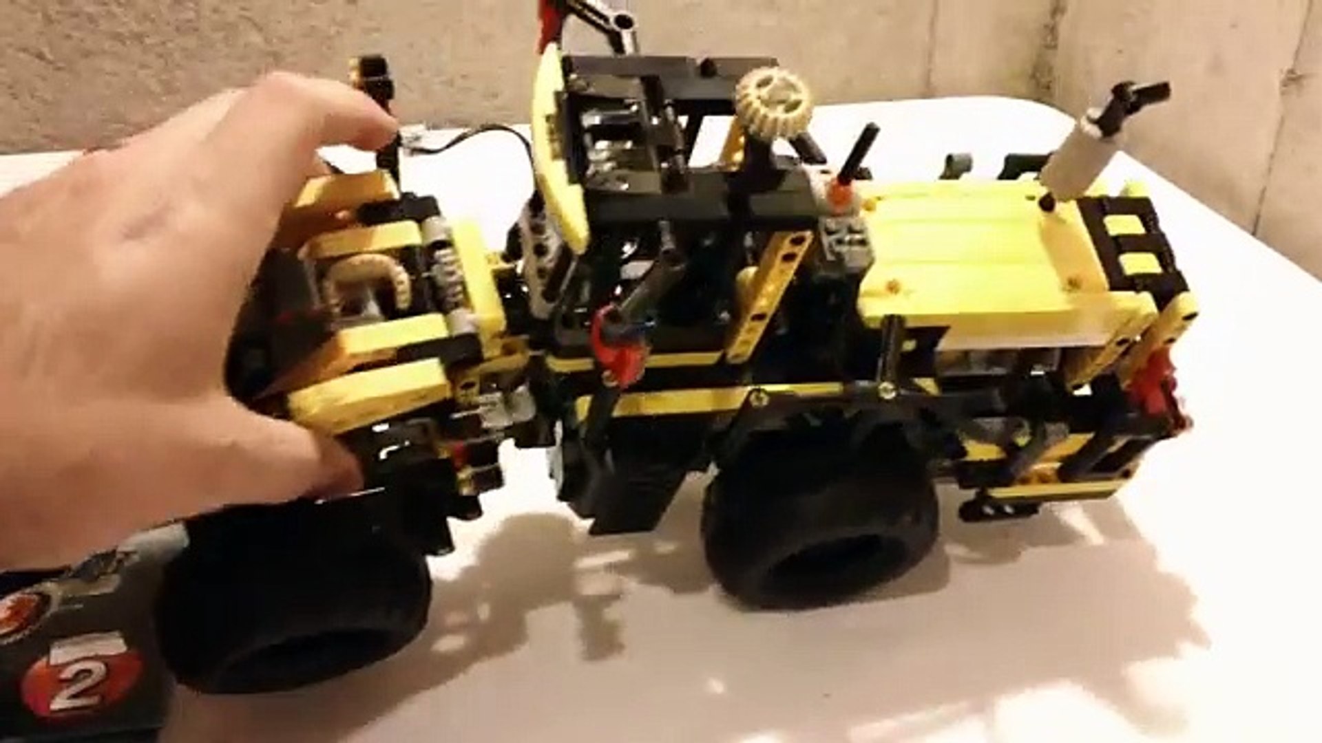 HD] LEGO Technic 8265 Front Loader Built Entirely Using Bricklink -  Dailymotion Video