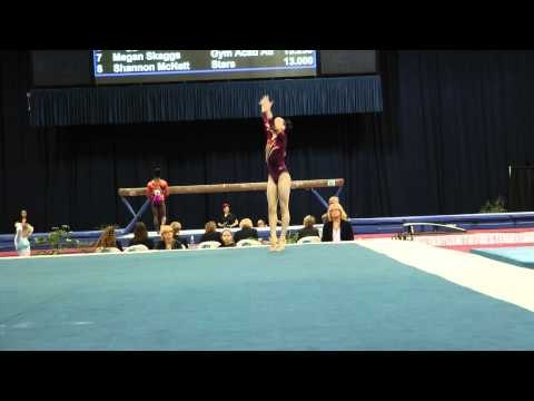 Megan Skaggs Floor Exercise 2012 U.S. Secret Classic