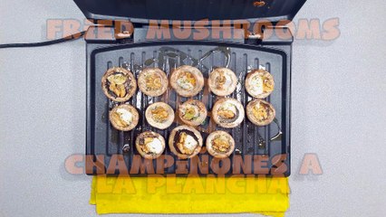 Champiñones A La Plancha, una delicia divina que se hace en un momento!