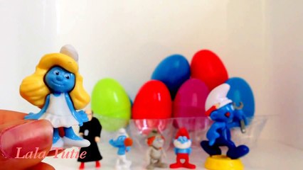 Teletubbies and Smurfs Surprise Eggs تلتبيز و مفاجأت السنافر