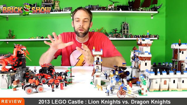 LEGO new Castle Sets: Lion Knights vs. Dragon Knights