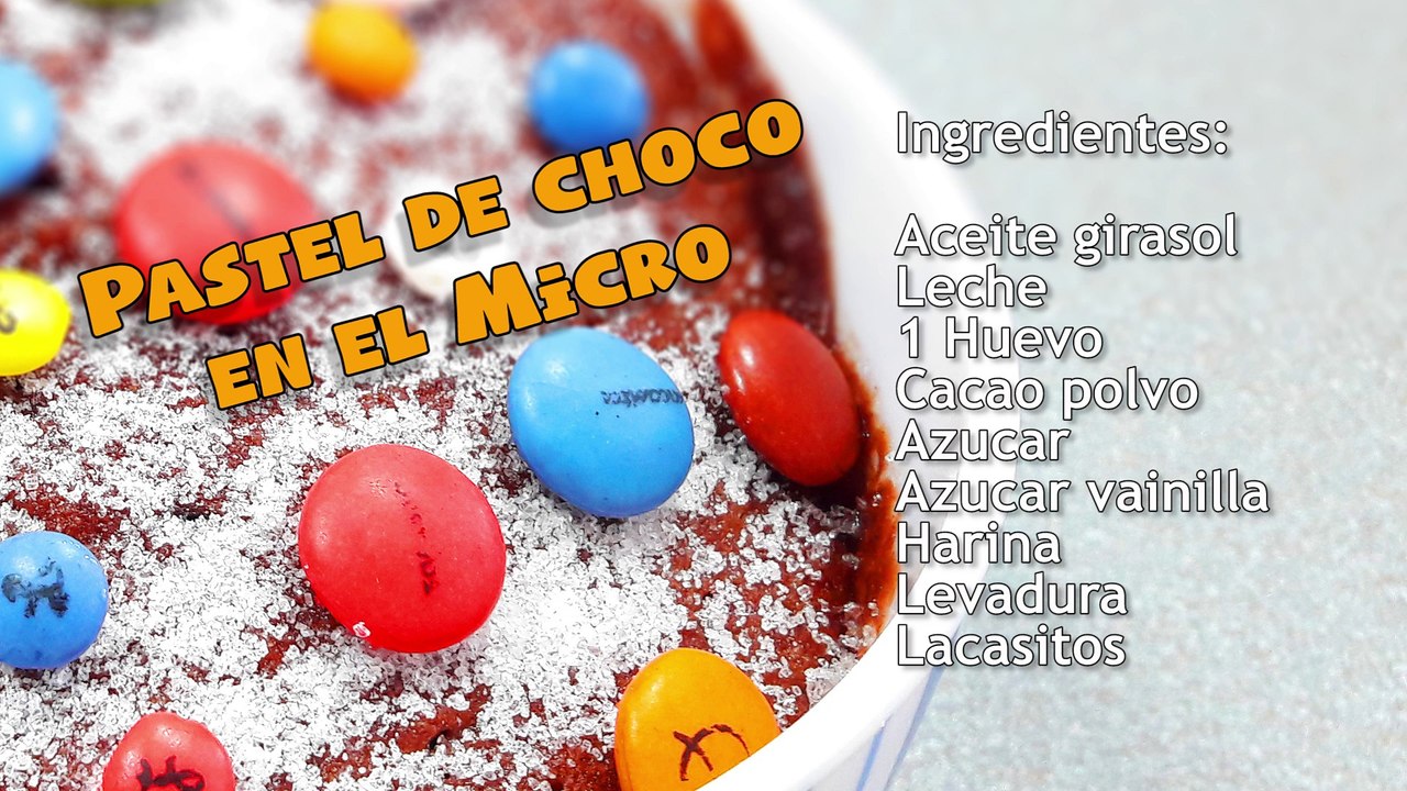 El Mug Cake de Chocolate en Microondas más fácil de Youtube  - Microwave Mug Cake
