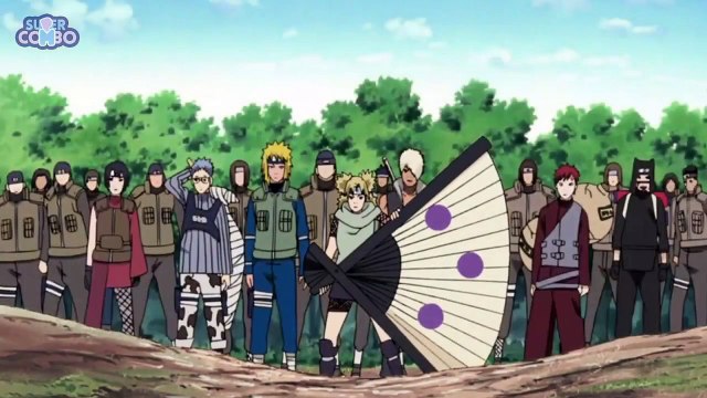 Naruto Shippuden Awesome Showdown Naruto Sasuke Itachi Jiraiya and Nagato vs Kage Puppets (HD)