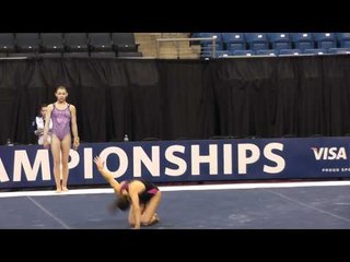 Jordyn Wieber - Floor 2 - 2012 Visa Championships Podium Training