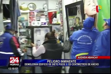Municipio de Lima pide demoler edificio por ser trampa mortal