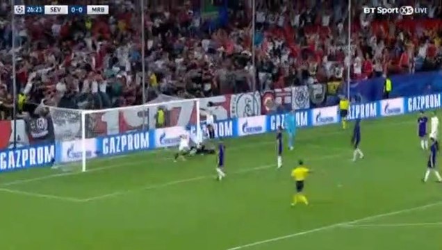 Wissam Ben Yedder GOAL - Sevilla 1-0 Maribor 26.09.2017