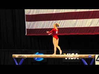 Brenna Dowell -- Balance Beam -- 2012 Visa Championships -- Sr. Women -- Day 1
