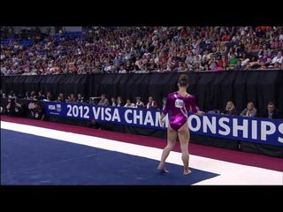 Bridget Sloan - Floor - 2012 Visa Championships - Sr. Women - Day 1