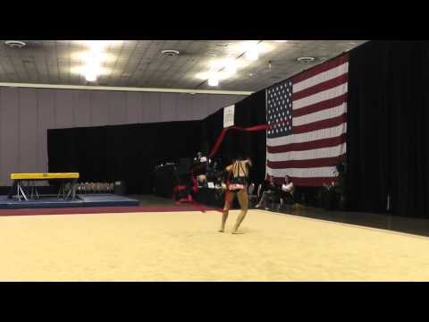 Aliya Protto - Ribbon - 2012 Rhythmic Nationals - Sr Day 2