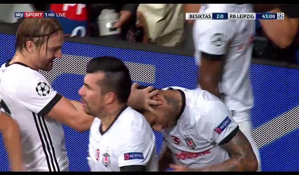Anderson Talisca Goal HD - Besiktas 2-0 RB Leipzig - 26.09.2017