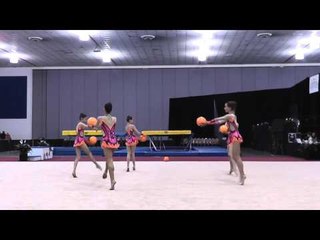 Junior Group Exhibition - 2012 Rhythmic Nationals - Sr Day 1