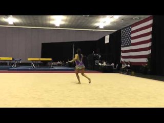Julie Zetlin - Hoop - 2012 Sr Rhythmic Nationals - Day 1