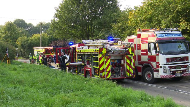 HGV Driver Trapped in Overturned Lorry
